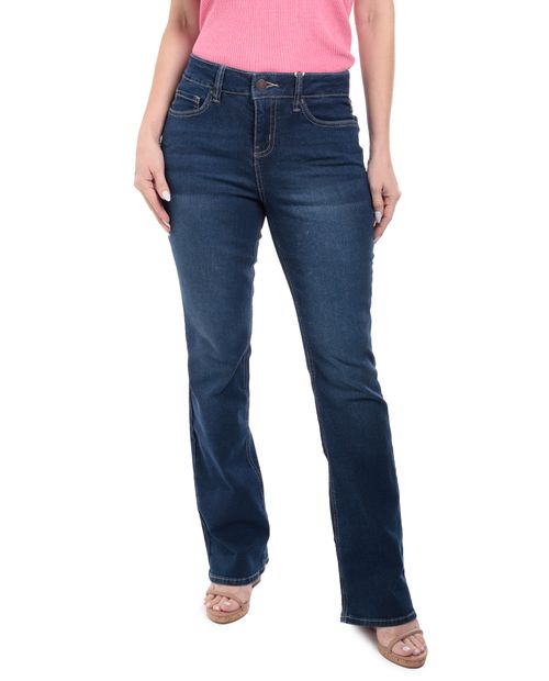 Jeans YMI bootcut lavado oscuro de cintura media para dama
