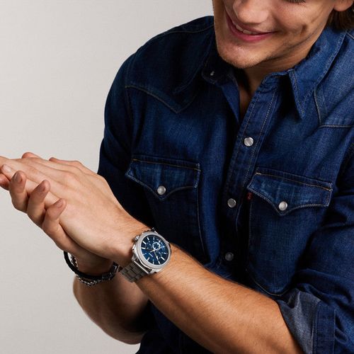 Reloj Fossil análogo cronógrafo de acero inoxidable para hombre