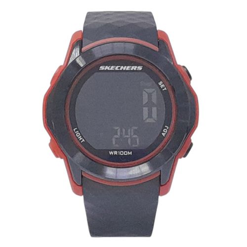 Reloj digital Skechers de acetato color negro para hombre